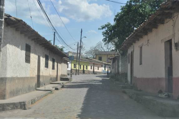 Uma típica rua de Gracias, em Honduras, a antiga capital da América Central